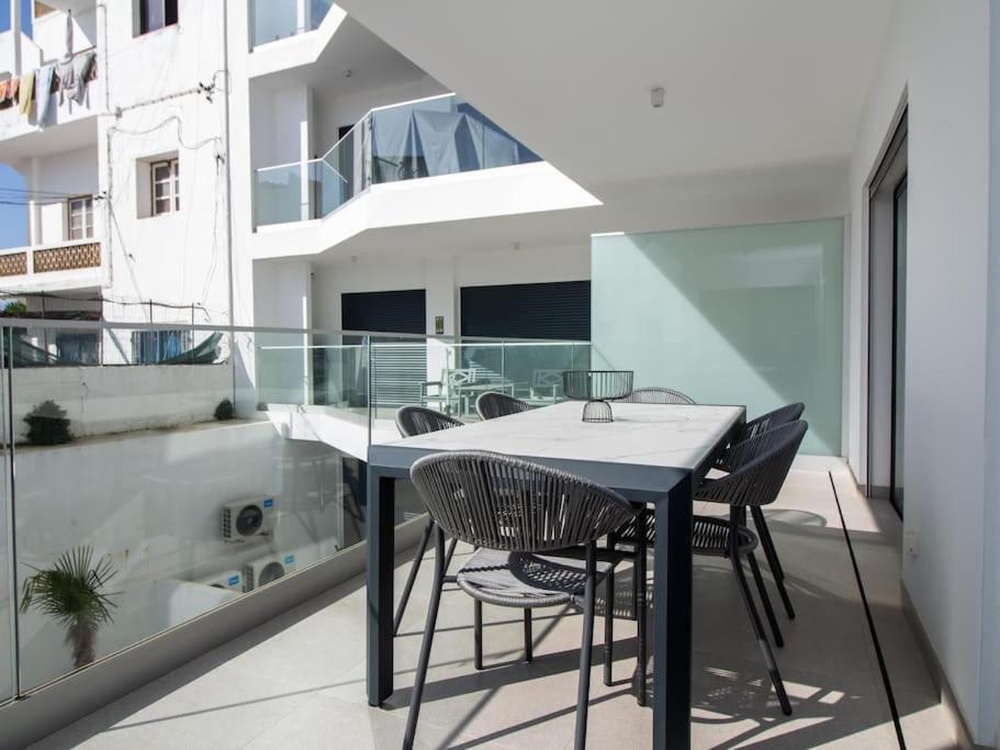 Panoramic E Apartment - Rooftop Pool & Sea View 阿尔布费拉 外观 照片