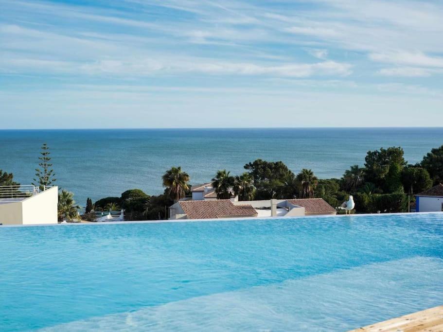 Panoramic E Apartment - Rooftop Pool & Sea View 阿尔布费拉 外观 照片